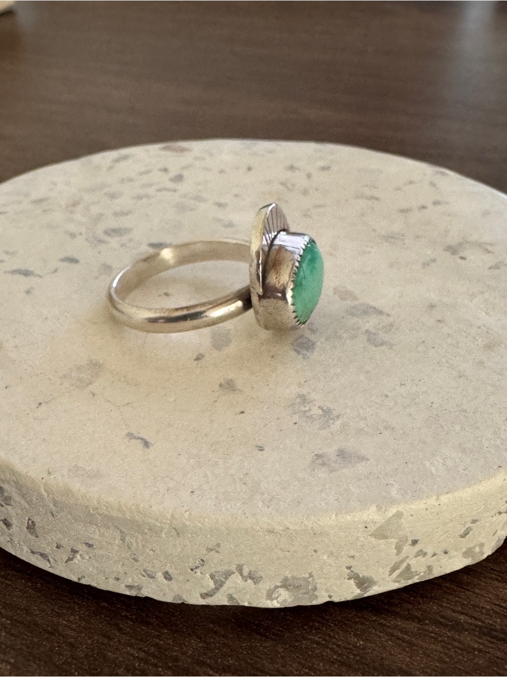 Silver and Turquoise Ring - Picture 3 of 5